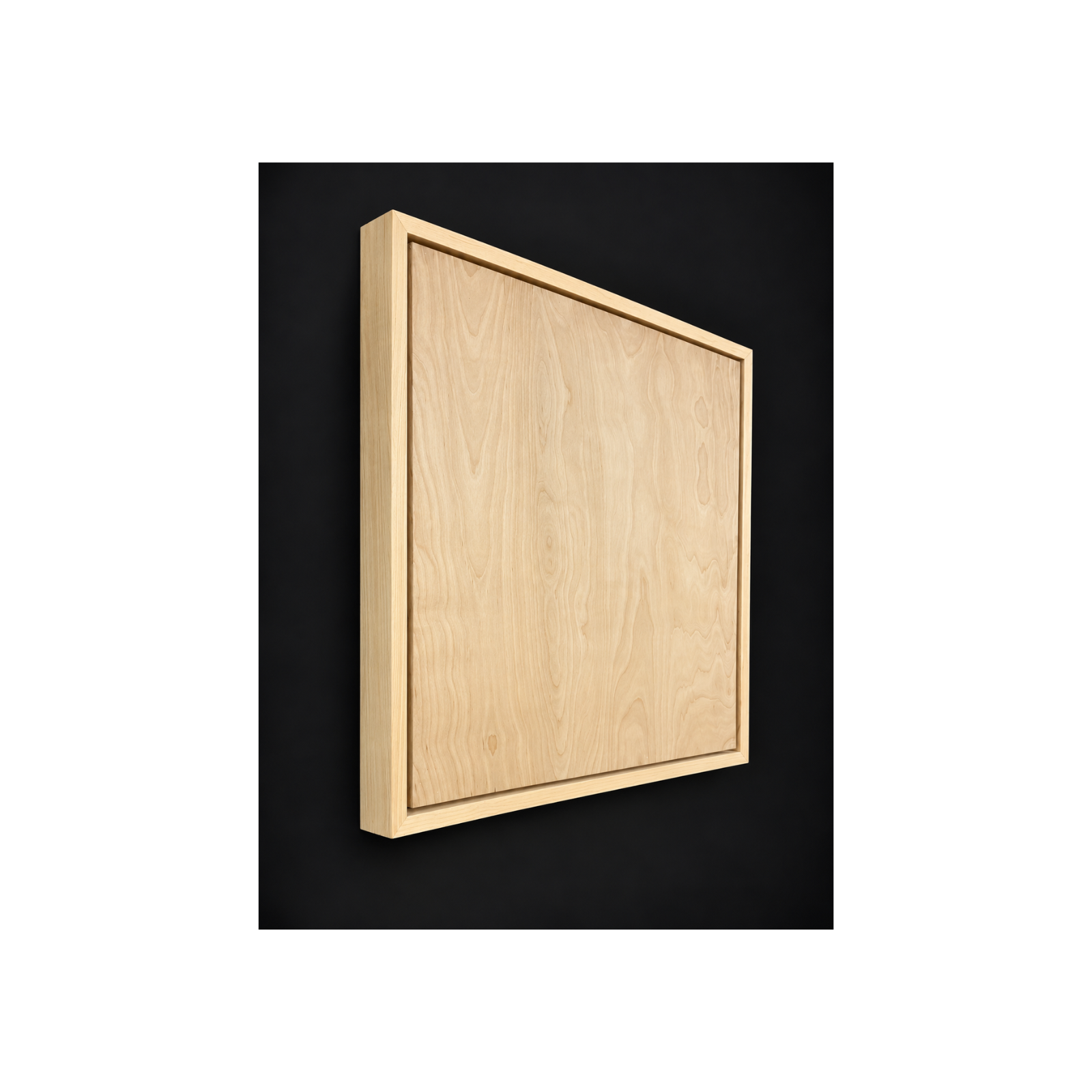 01--12" × 12" × 2" Panel with Unfinished Pine Floating Frame